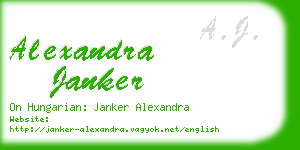 alexandra janker business card